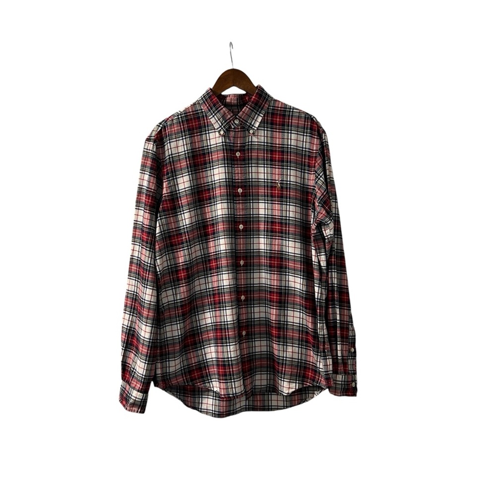 Polo Ralph Lauren plaid button up men’s long sleeve shirt